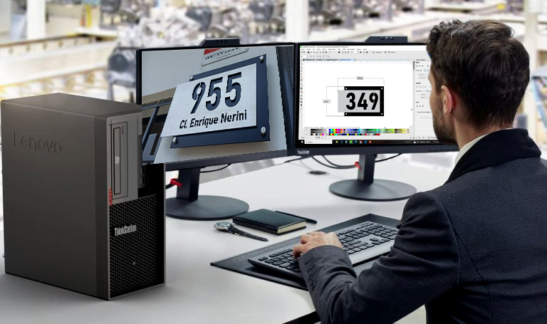 diseño de placas para casa numeros