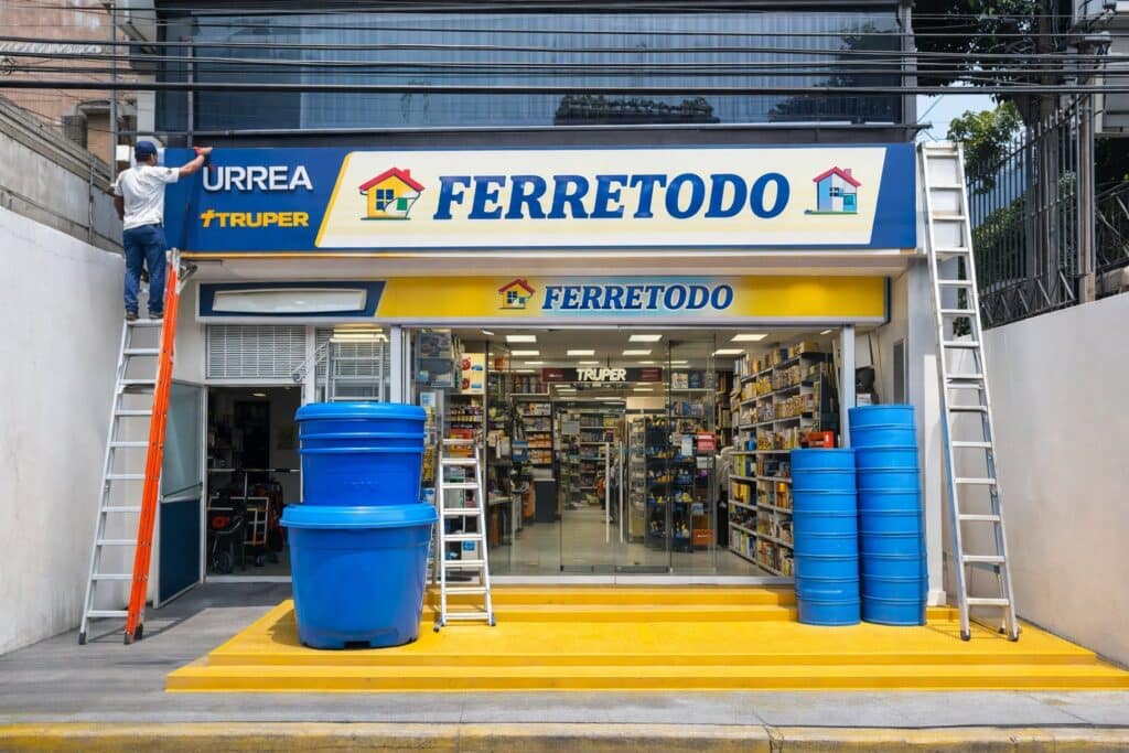 Letrero de ferreteria