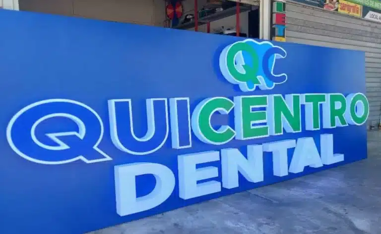 Letrero LED en acrilico