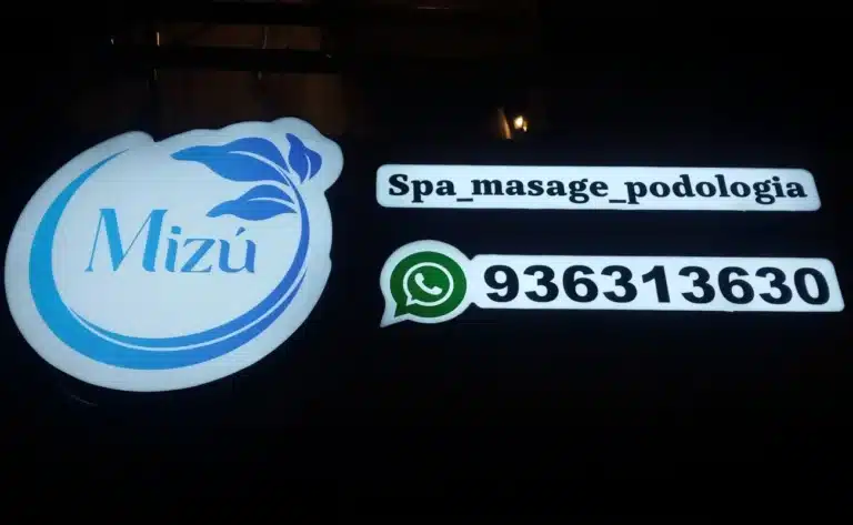 letrero led para espa