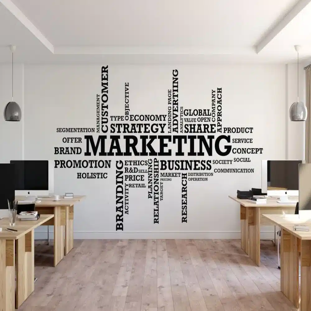 vinil para pared marketing