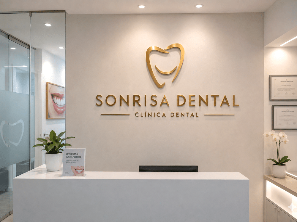 Sonrisa dental logo