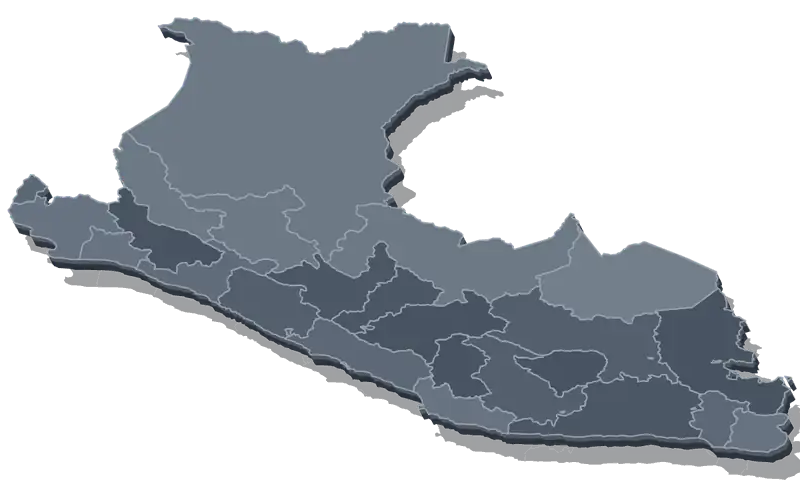 Mapa del Perú: envíos de letreros a todo el país