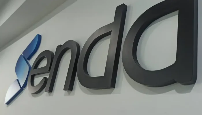 letrero en mdf senda